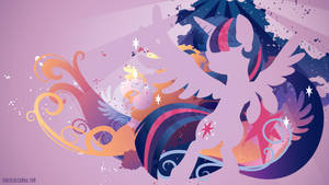 Princess Twilight Silhouette Wall