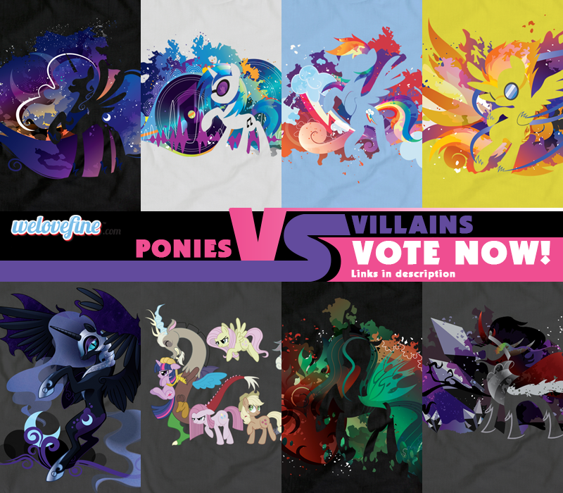 WLF Ponies VS Villains Entries