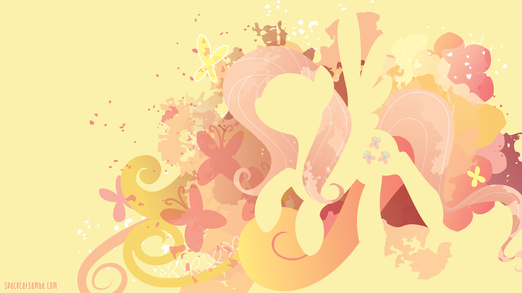 Fluttershy Silhouette Wall