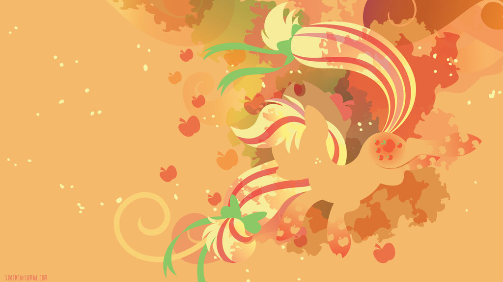 Rainbow Power Applejack Silhouette Wall