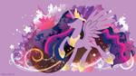 Princess of Equestria Twilight Silhouette Wall by SambaNeko