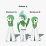 How I draw Gardevoirs and Gallades