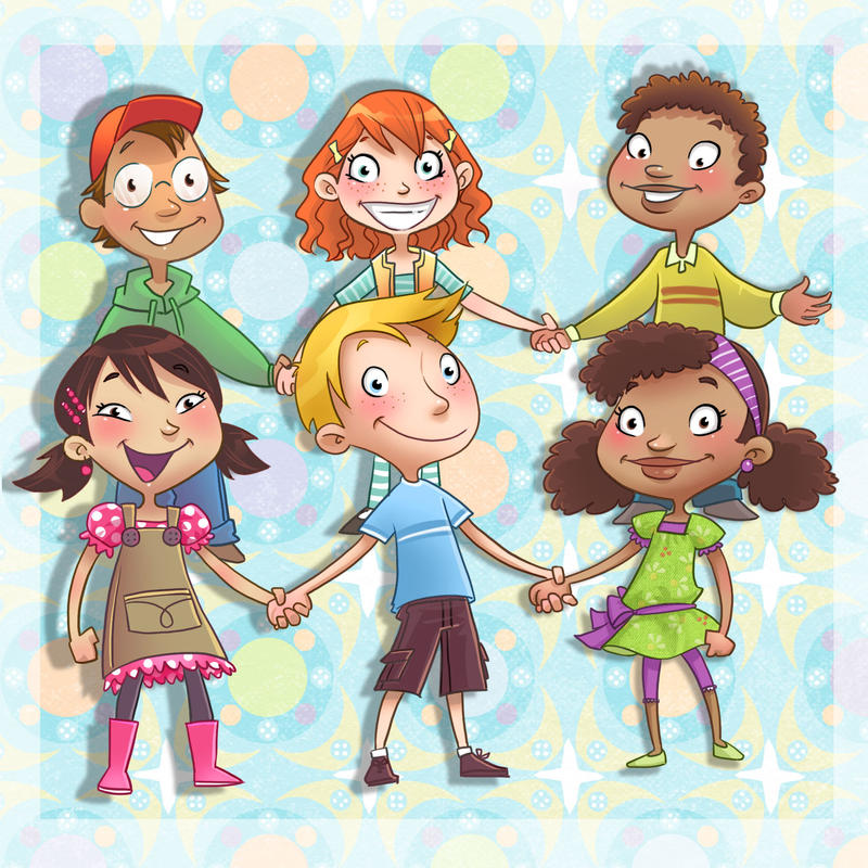 Colorful Friends by Sabinerich on DeviantArt