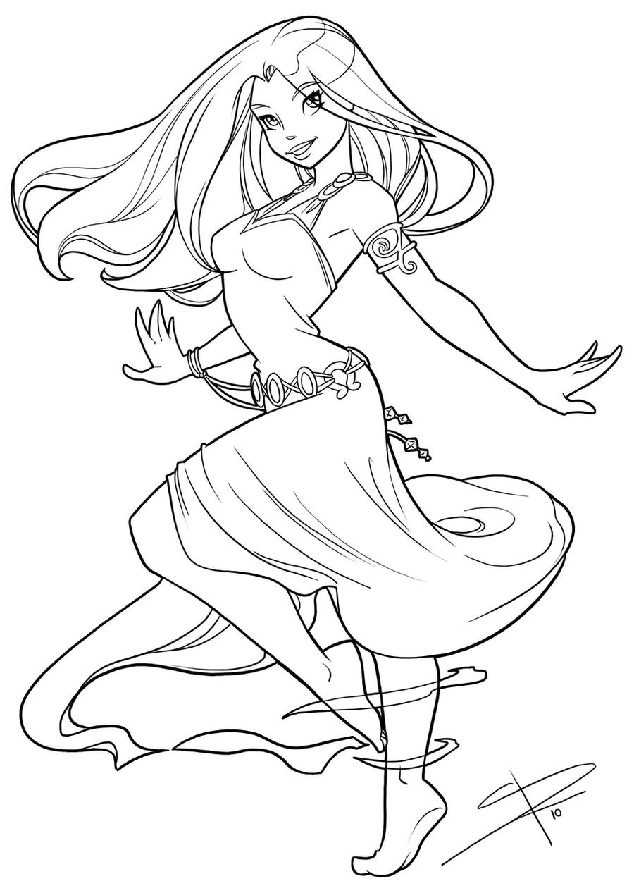Dancing and flowing