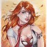 Mary Jane watercolor
