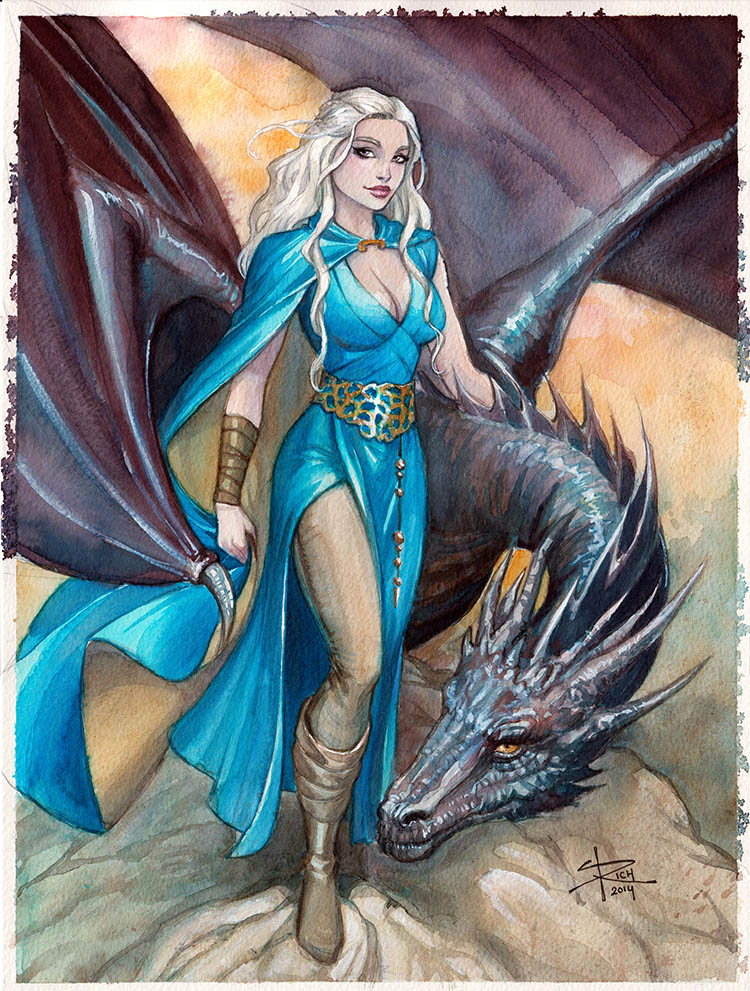 Daenerys watercolor