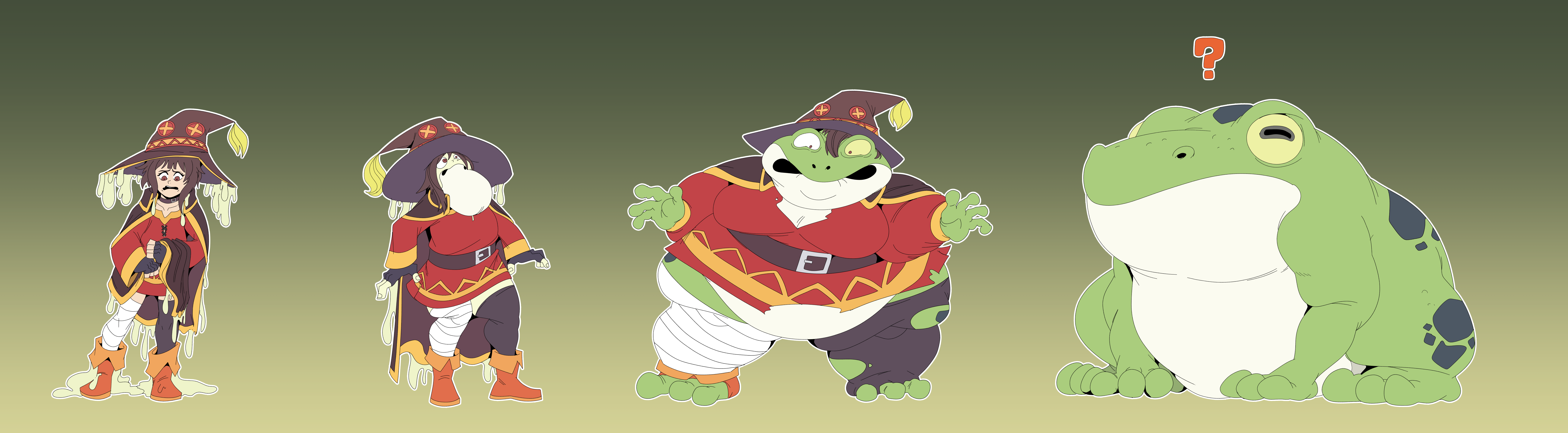 Froot Megumin Froggy Megumin by Inks-Kinks on DeviantArt
