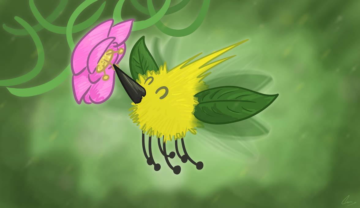 Pollen Bird by careas on DeviantArt