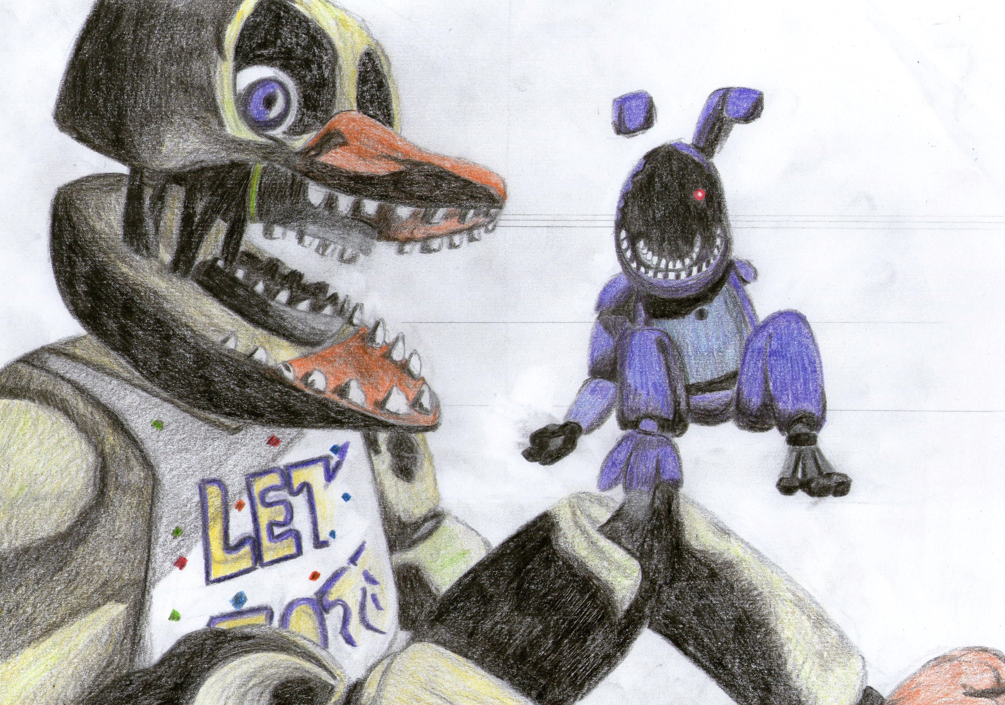 Wip Withered Chica And Bonnie By Rayquazanera On DeviantArt.