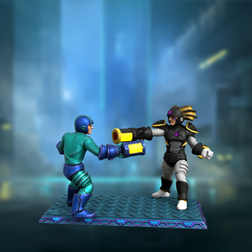 Mega Man vs Bass by Robo2346 on DeviantArt