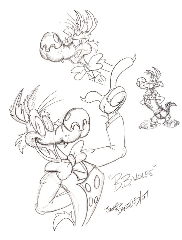 1st Sketch of B B Wolfe by jpox on DeviantArt