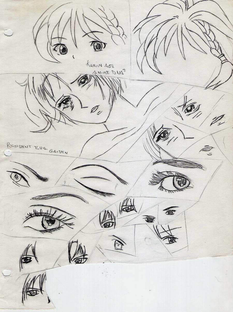 Bocetos Ojos Anime Varios by Bucios on DeviantArt