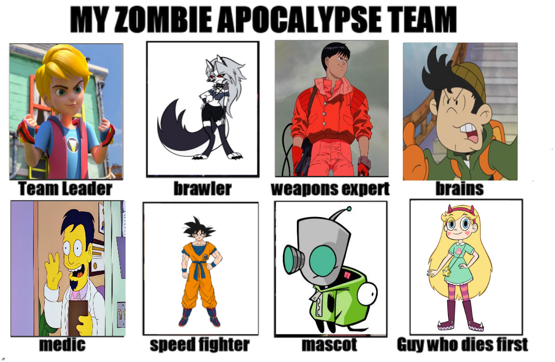 Mi equipo de apocalipsis zombie by invadorohio on DeviantArt Mi equipo de apocalipsis zombie by invadorohio on DeviantArt