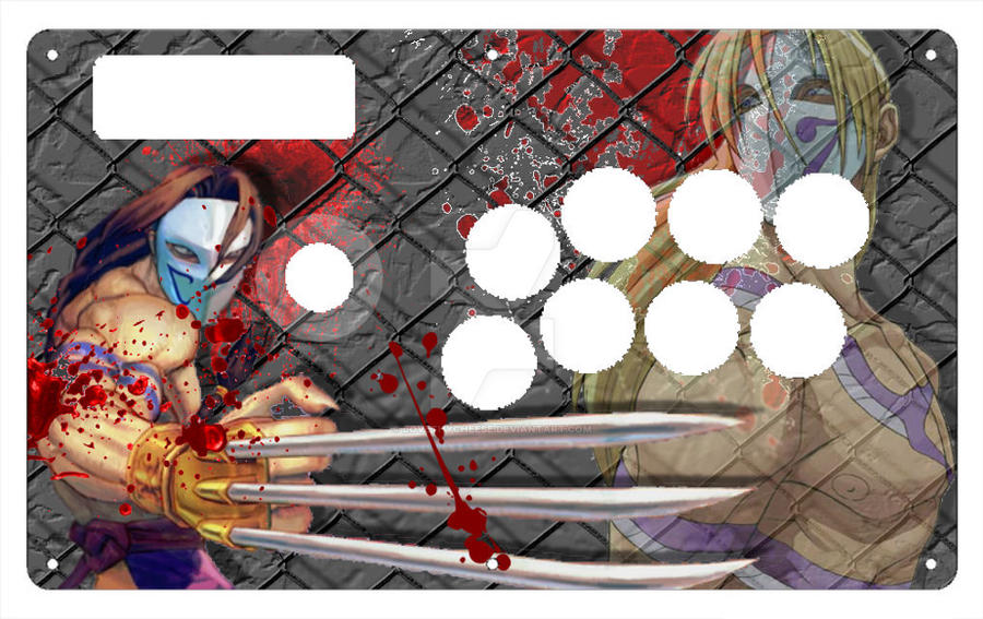 Vega fightstick Template by LoveThyCheese on DeviantArt