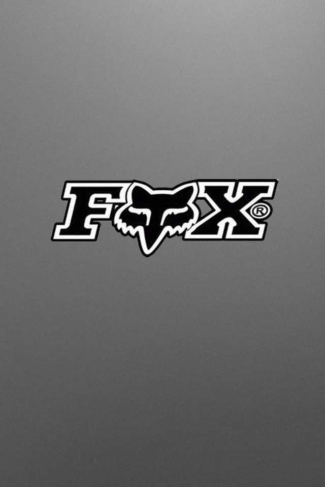 Fox Gray Logo Wallpaper iphone, PDA