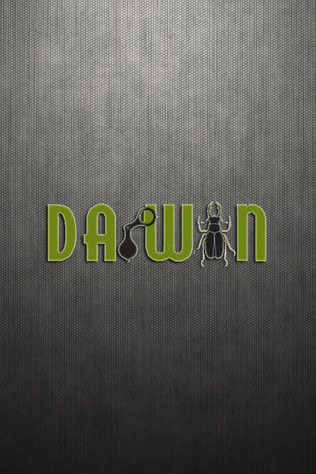 Darwin Gray Mesh Logo WP Glow