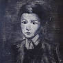 painting of  a girl