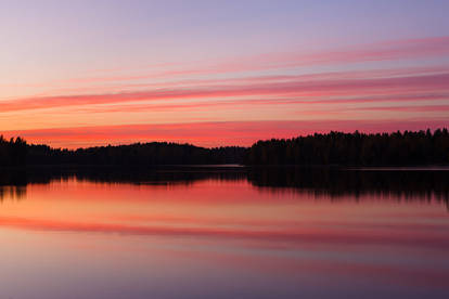 Lake sunset