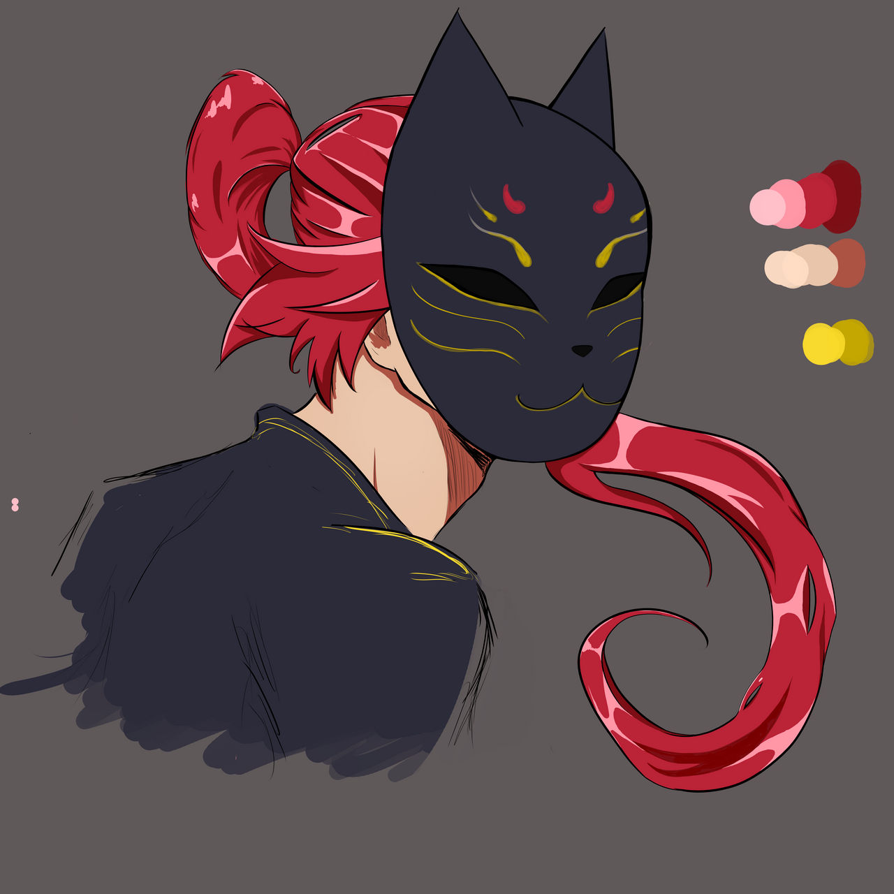 Kitsune/Colour Practice by Jazzimean on DeviantArt