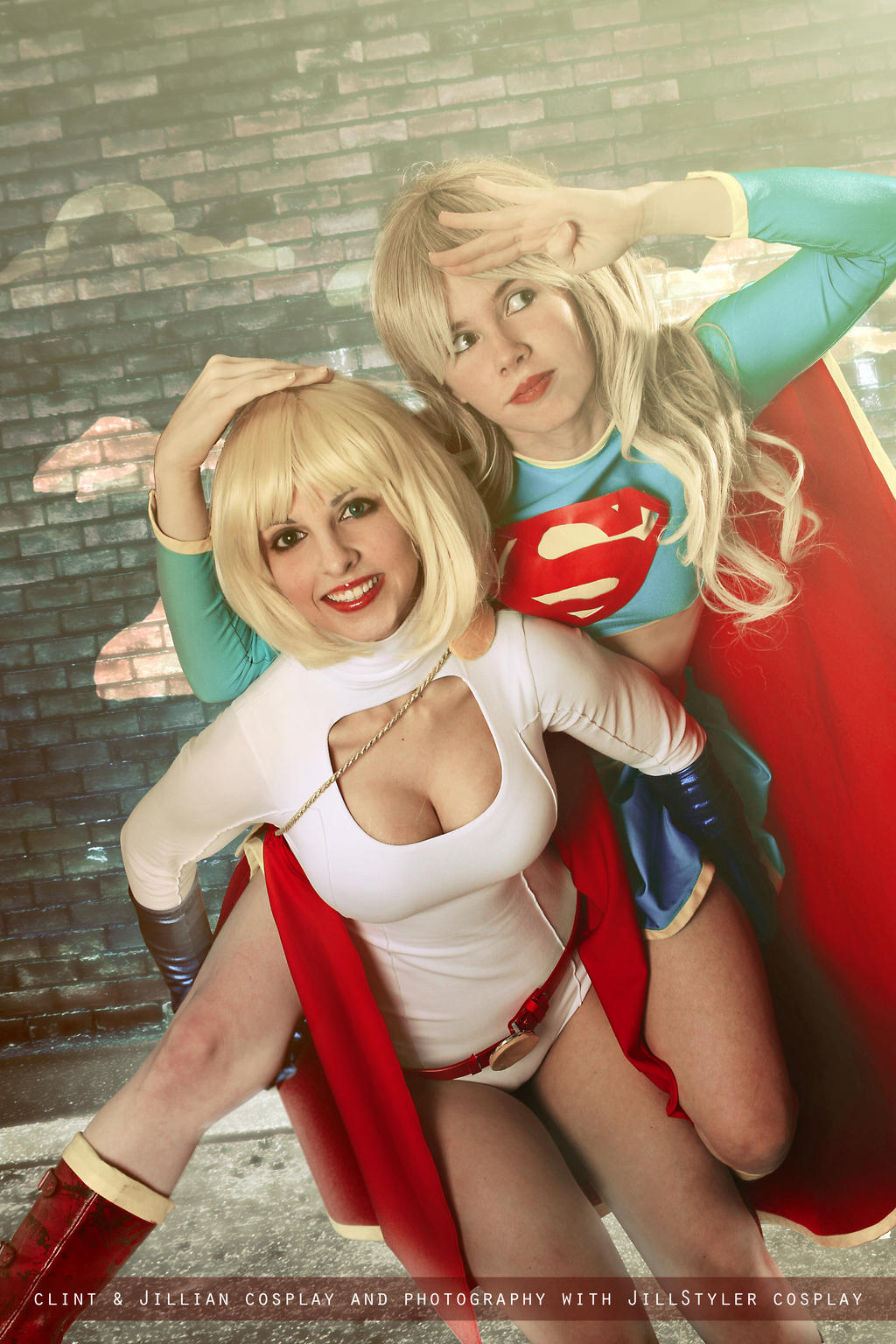 Supergirl and Powergirl - DC Comics by FioreSofen