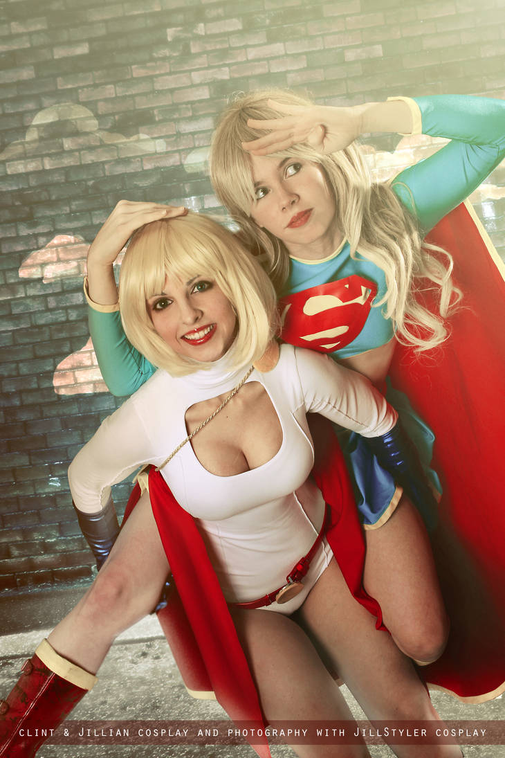 Supergirl and Powergirl - DC Comics by FioreSofen