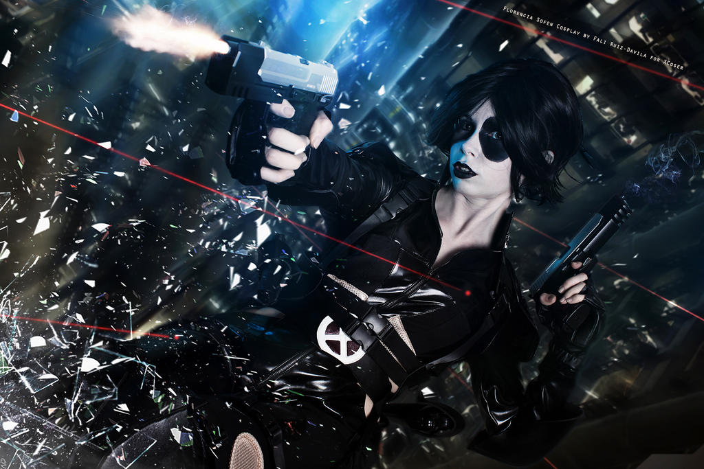 Domino - Marvel Comics by FioreSofen
