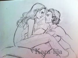 Movie version Jace and Clary WIP