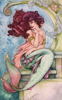 Aubergine Mermaid