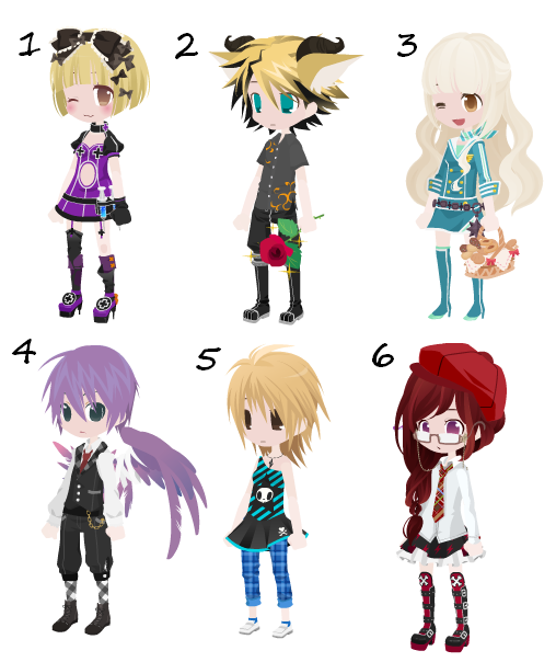 FREE Adoptables 2! (SOLD) by monsters-boy
