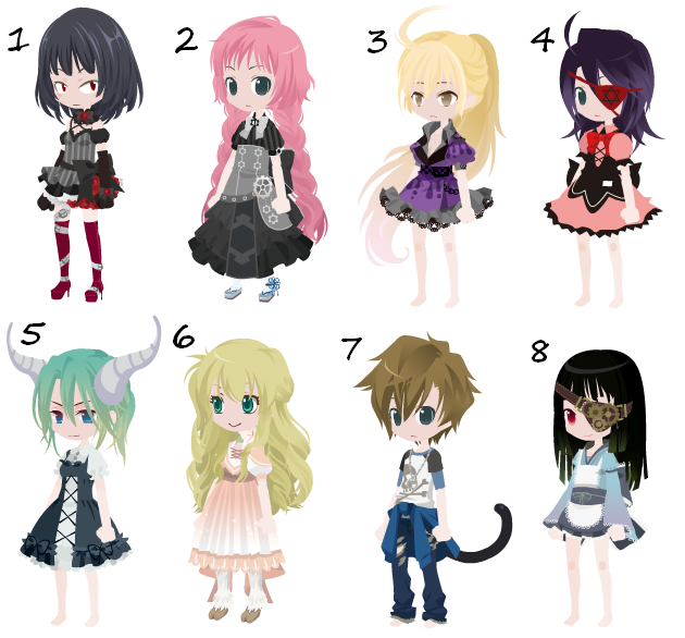 FREE Adoptables! (SOLD) by monsters-boy