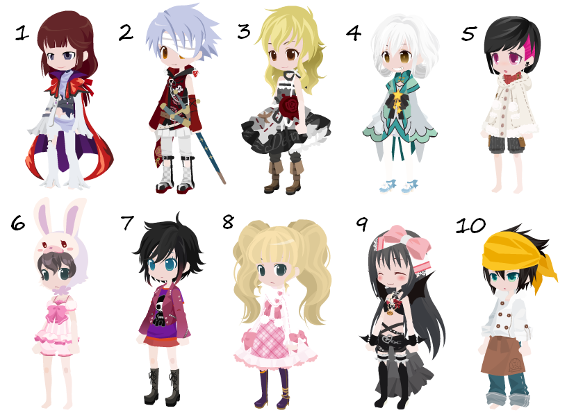 FREE V-day Adoptables! (SOLD) by monsters-boy