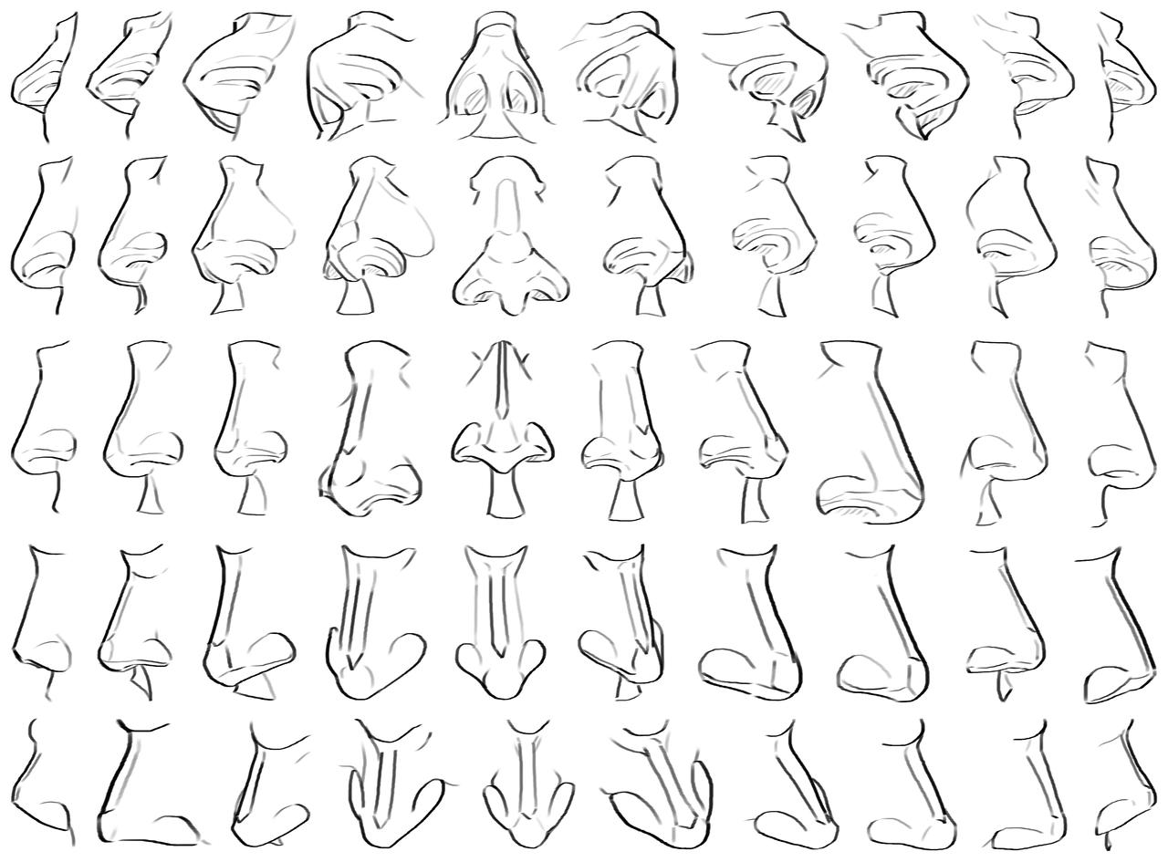 TUTORIAL BODY Nose on Drawing-tutorial - DeviantArt TUTORIAL BODY Nose on Drawing-tutorial - DeviantArt