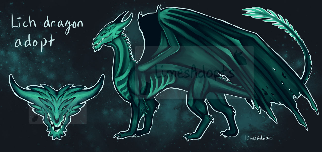 *closed* Lich dragon by LimesAdopts on DeviantArt