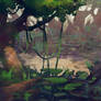 Stylized Forest Scene