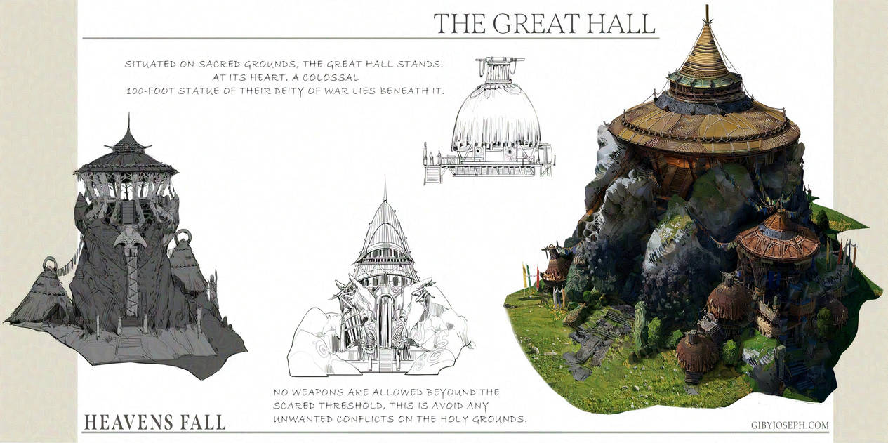 The great hall by Giby-Joseph on DeviantArt