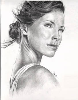 Evangeline Lilly drawing-LOST