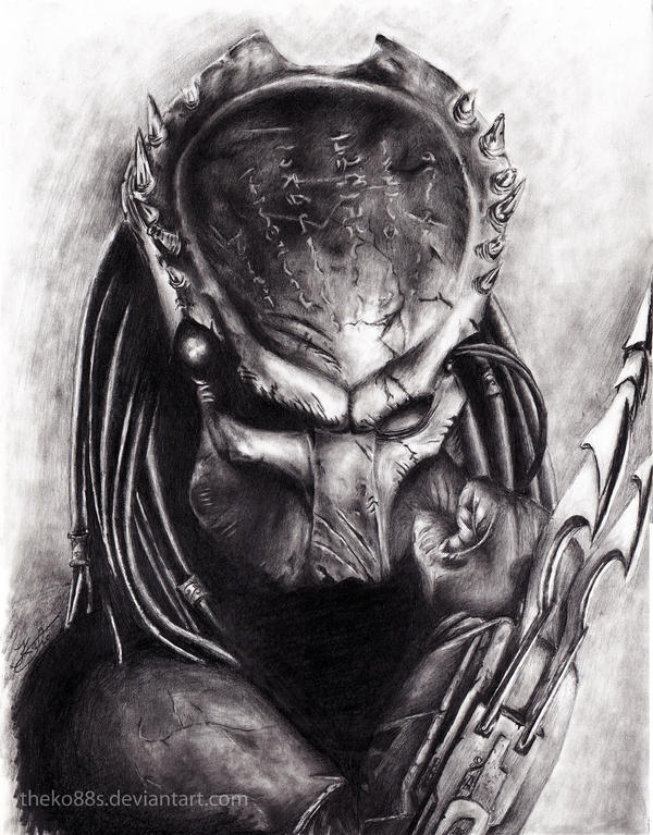 Drawn Predator PREDATOR drawing by TheKo88s on DeviantArt
