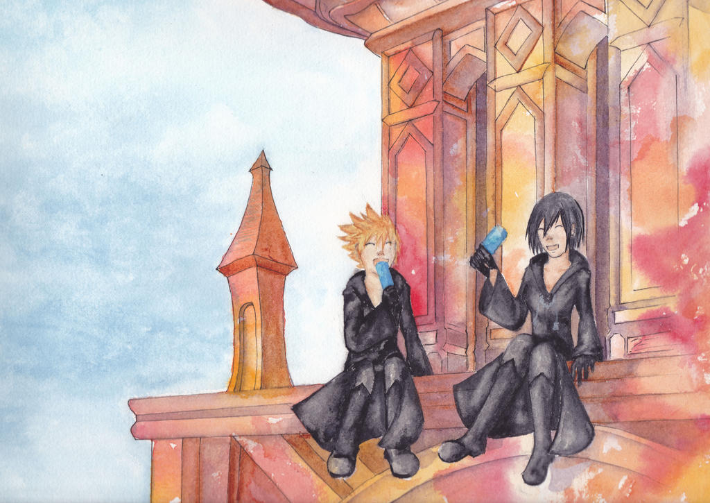Kh Background Deviantart Fan art KH by Risukawai on DeviantArt