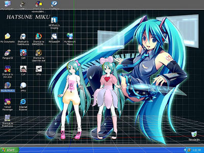 O_O miku escaped from MMD