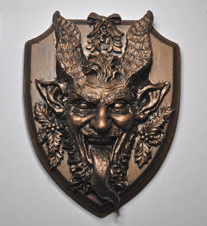 Krampus Wall Plaque