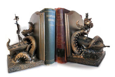 Kraken Bookends