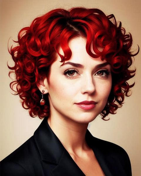 Curly redhead by sauronct on DeviantArt