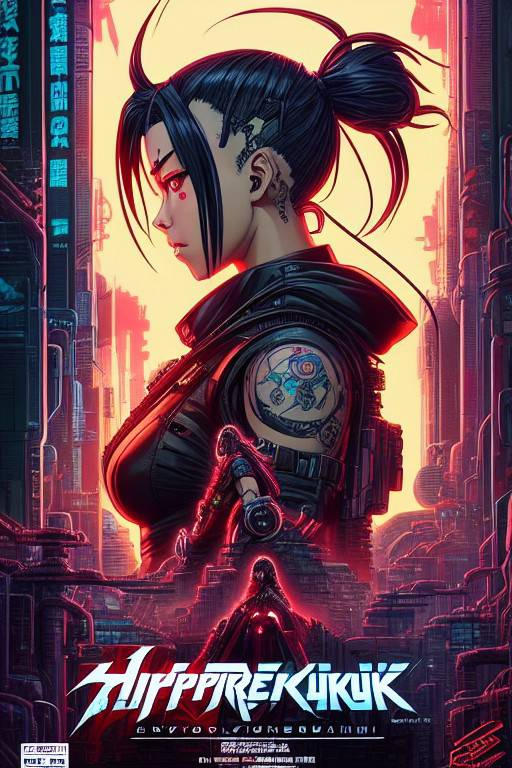 Cyberpunk animated movie conceptual poster by sauronct on DeviantArt