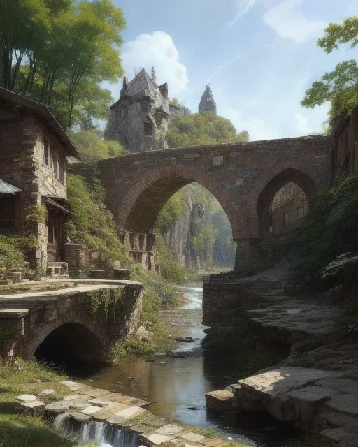 Stone Keep Deviantart Stone bridge v2 by sauronct on DeviantArt