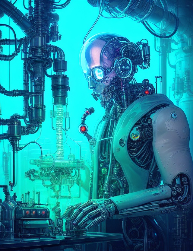 Cyborg Lab Cyborg in the lab by sauronct on DeviantArt
