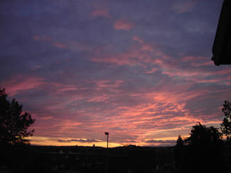 sky above my village