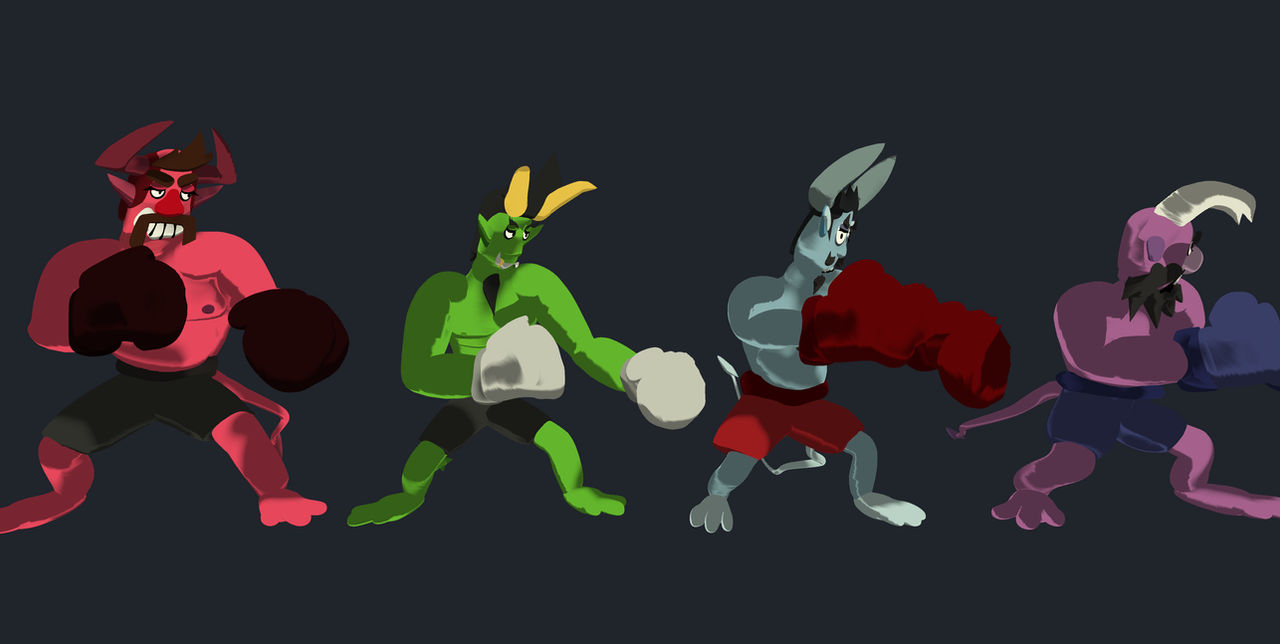 Boxing Demon Lineup by RobotStubble on DeviantArt