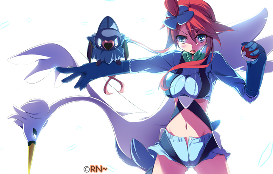 Skyla pokemon render