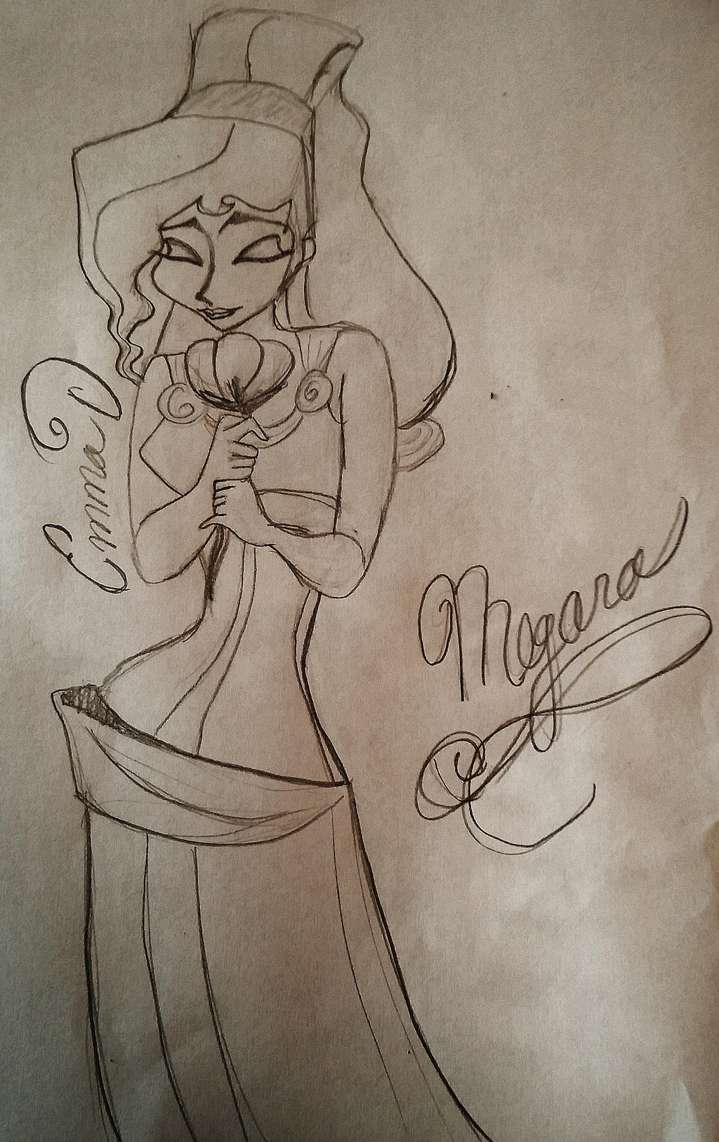 Disney Megara WIP