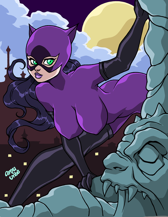 CATWOMAN PROWLING THE NIGHT